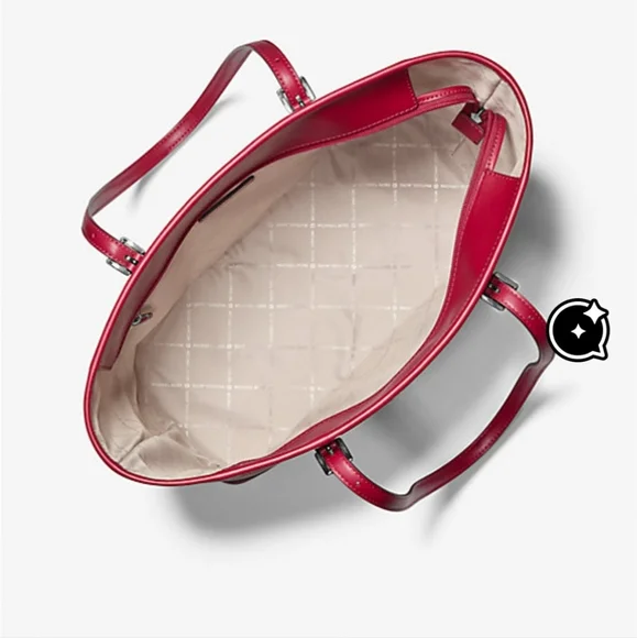 NWT Michael Kors OutletJet Set Large Printed Signature Logo Tote Bag - Picture 3 of 5